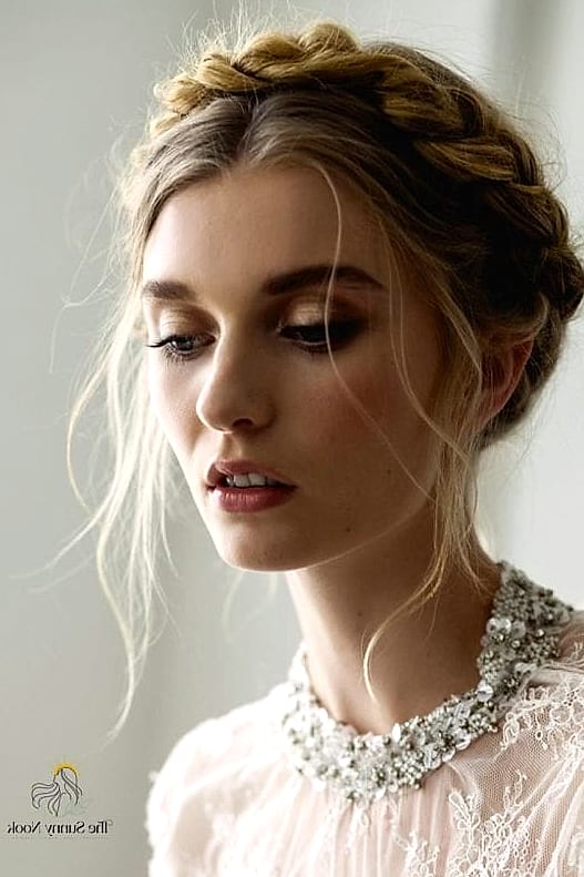 11 Gorgeous Loose Braid Hairstyles for Every Hair Type 12 Loose Milkmaid Braid