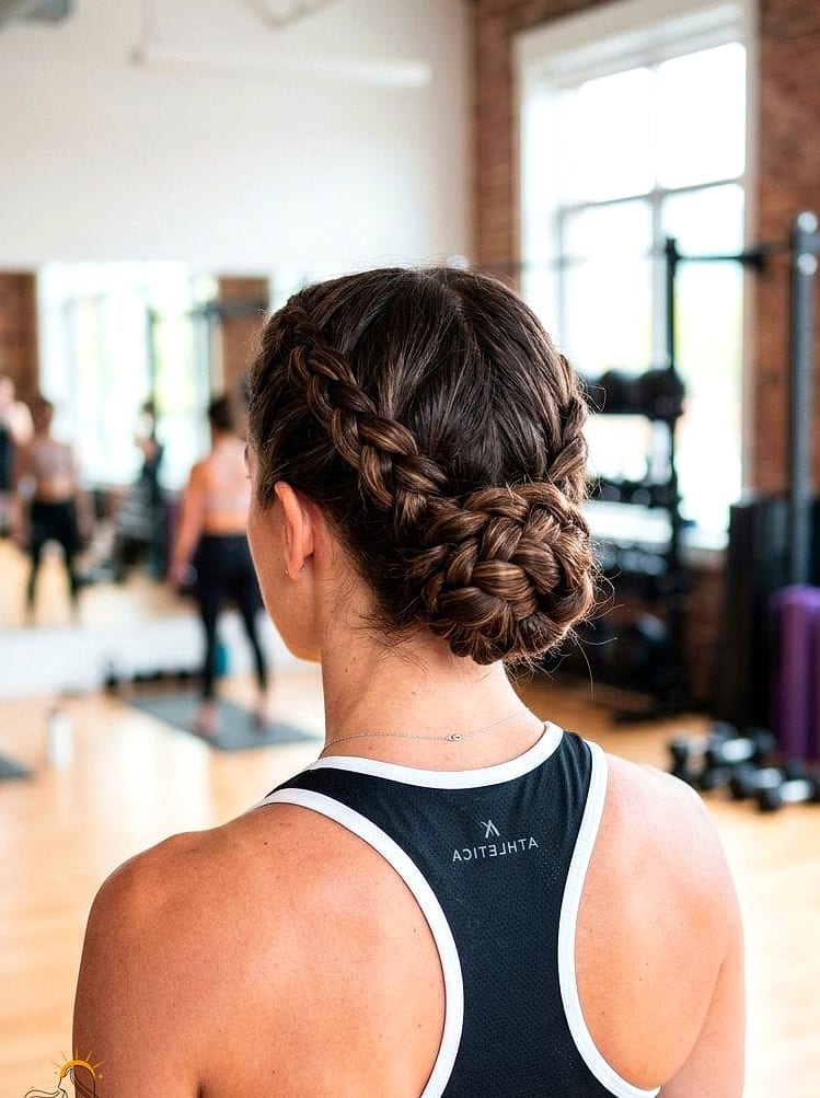 Low Braided Bun
