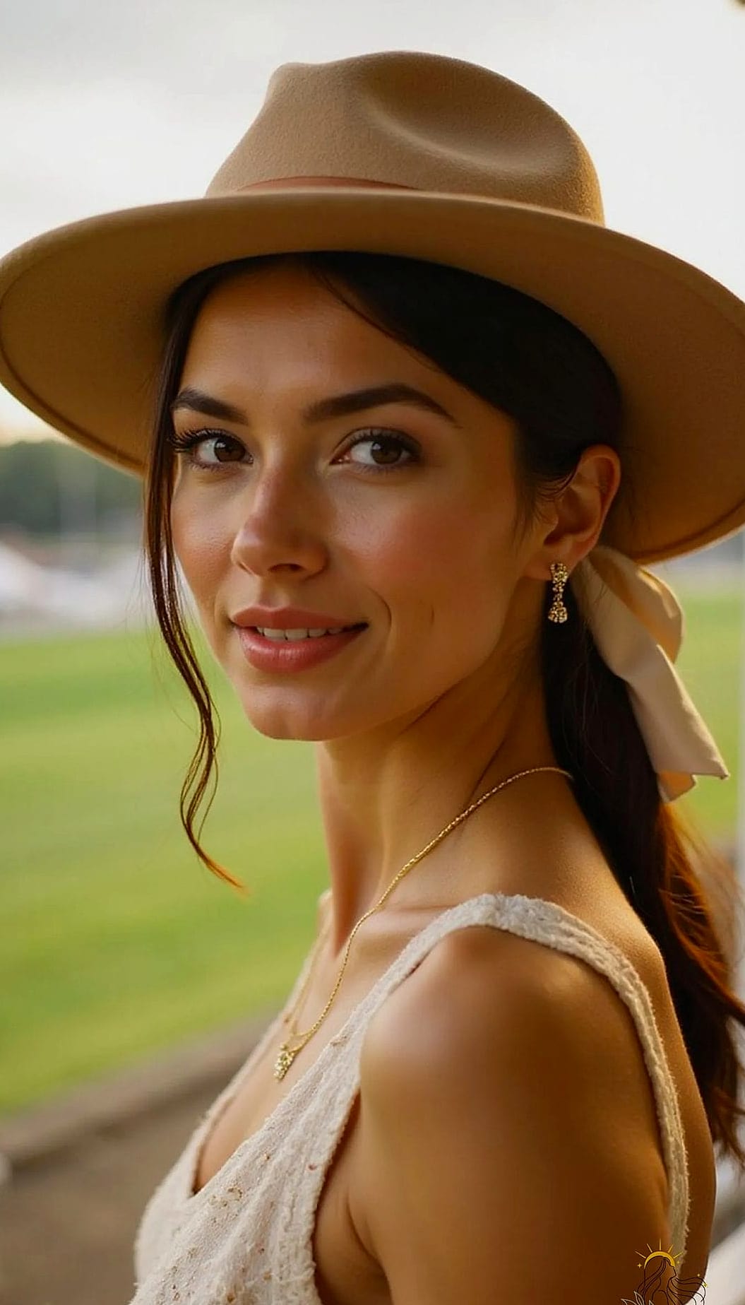 16 Stunning Hat Hairstyles Long Hair Worth Bookmarking Today 2 Low Sleek Ponytail