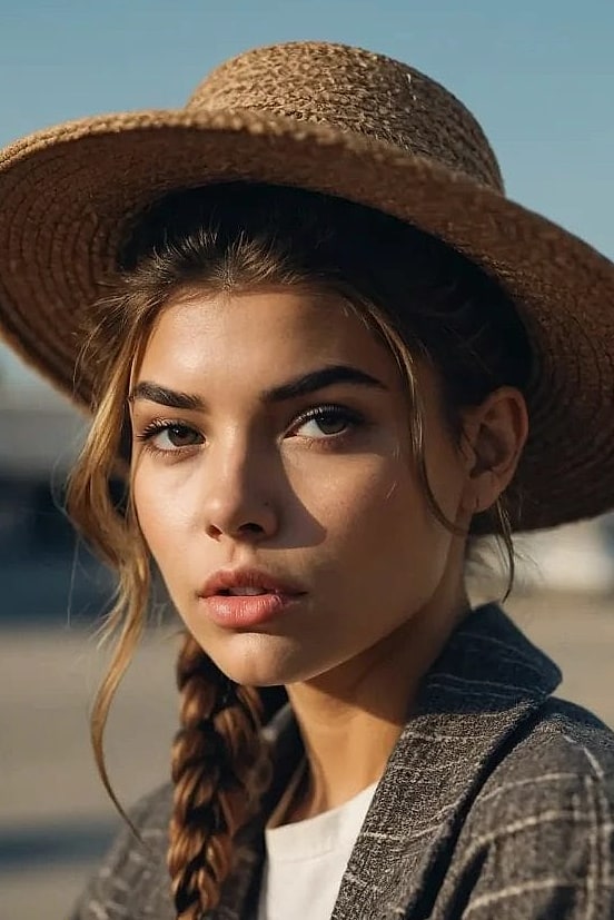 16 Stunning Hat Hairstyles Long Hair Worth Bookmarking Today 10 Low Twisted Bun