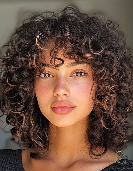 18 Gorgeous Curly Hair Inspo Hairstyles for Every Hair Type 12 Medium-Length Tousled Waves