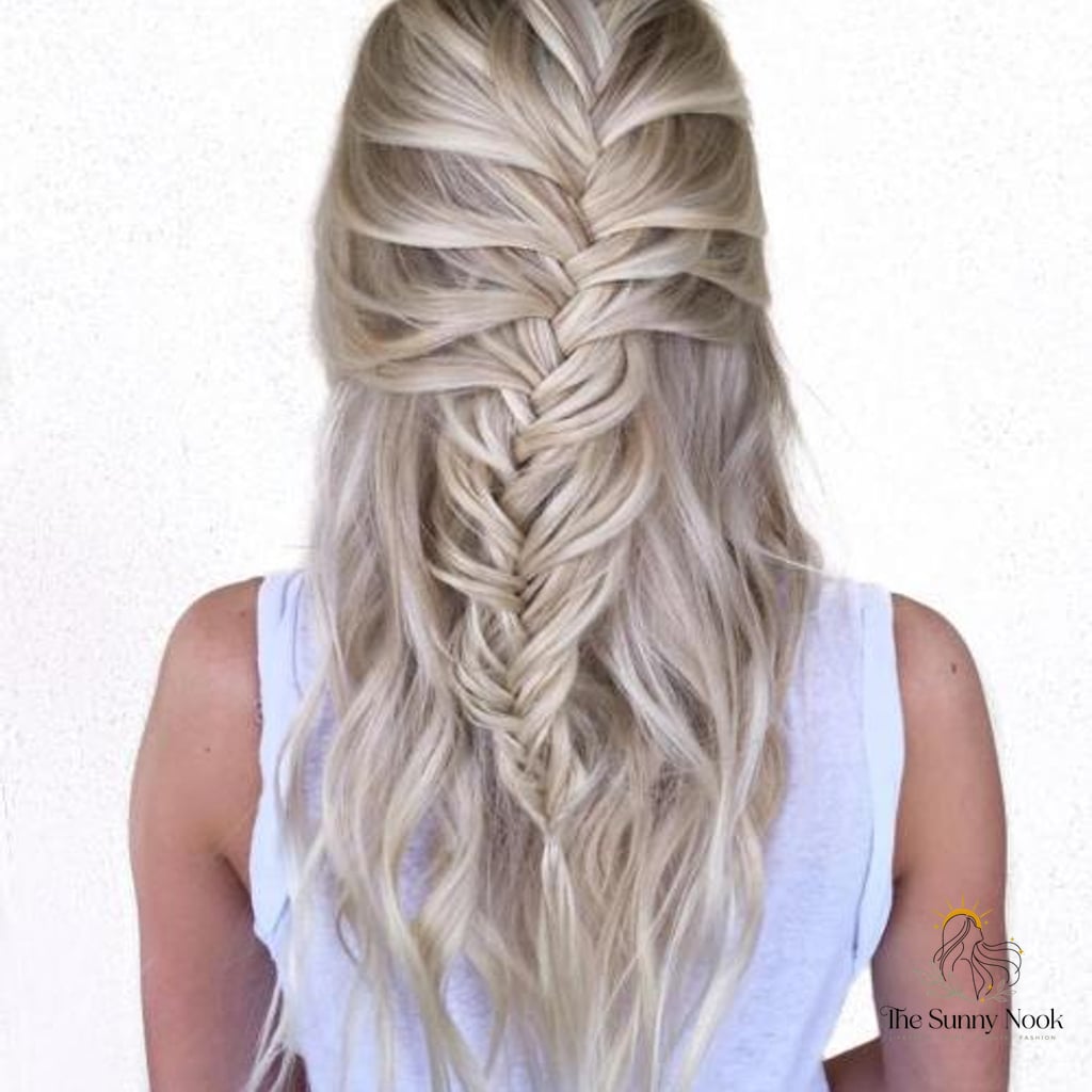 30 Hairstyles For Long Hair Braids That Prove This Trend Is Here to Stay 26 Messy Half-Up French Braid