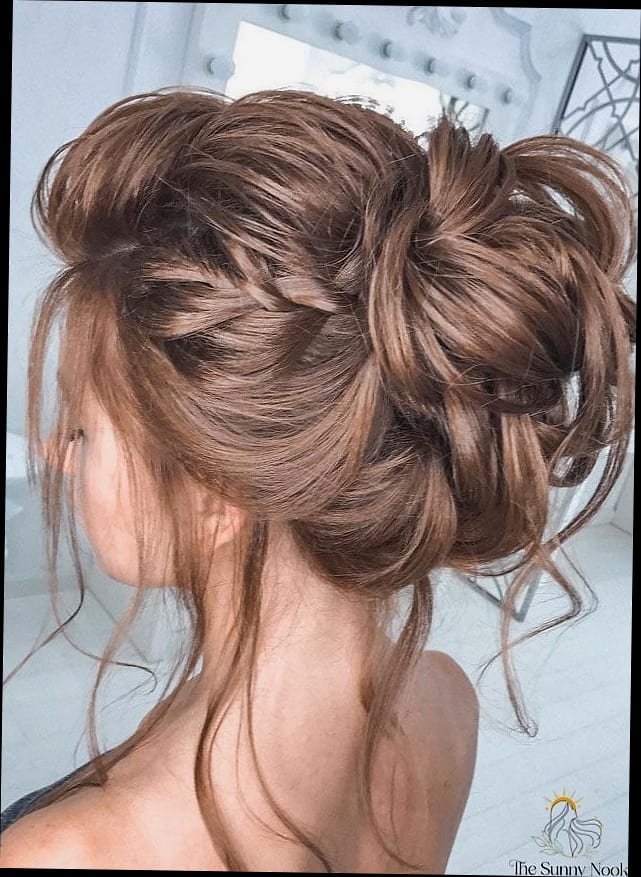 20 Updo Hairstyles For Short Hair to Transform Your Look Instantly 5 The Messy Top Knot