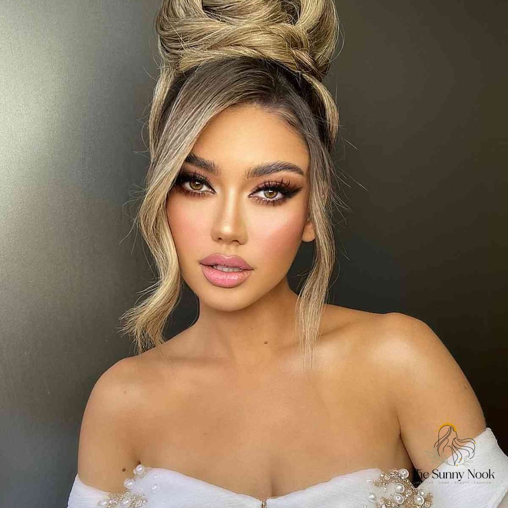 30 Updo Hairstyles For Long Hair Everyone Is Pinning Right Now 14 Messy Updo