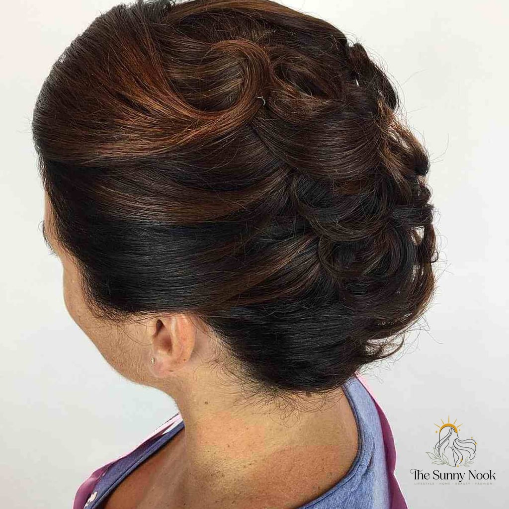 20 Hairstyles For Short Natural Hair That Belong on Your Inspiration Board 3 Modernized French Twist