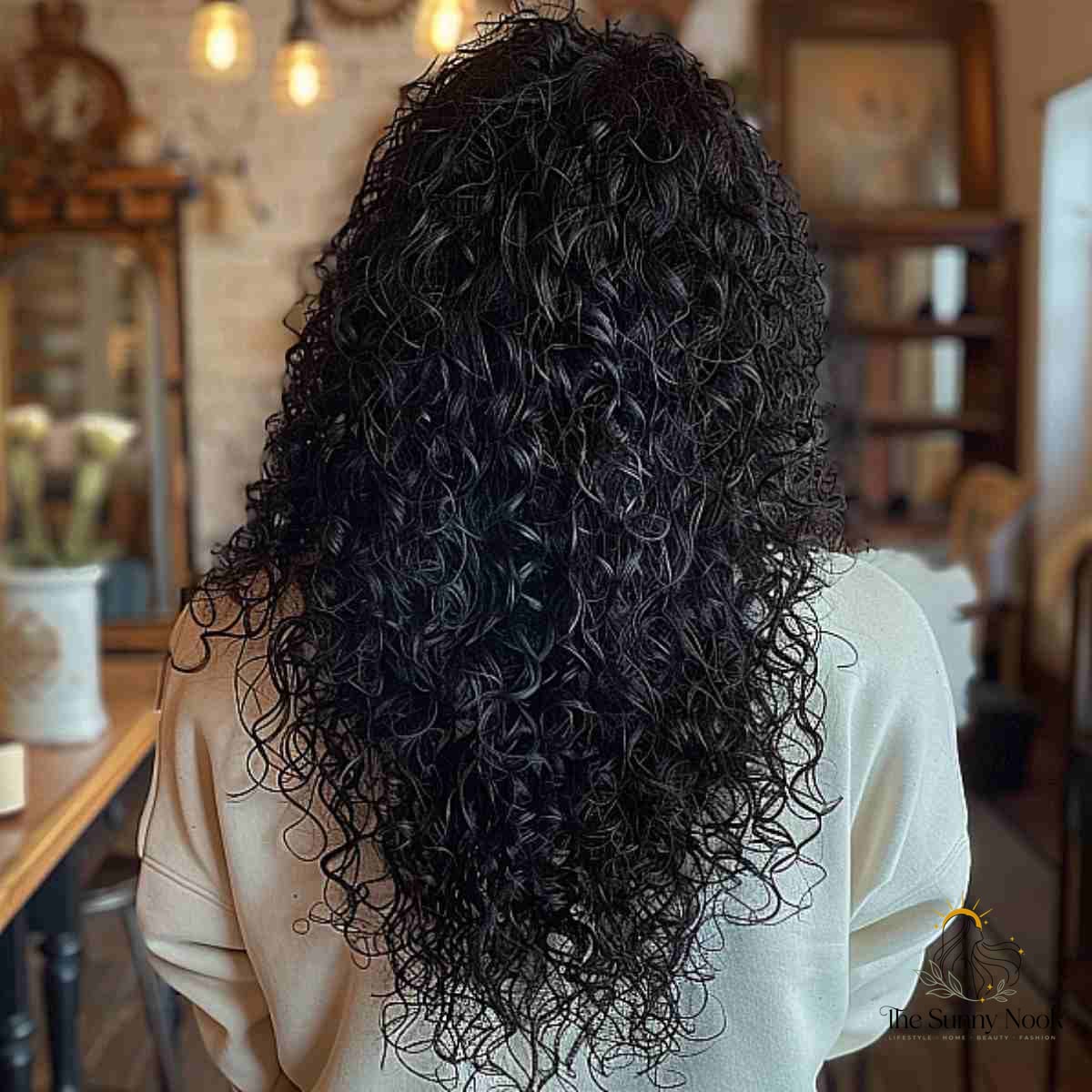 30 Elegant Hairstyles For Curly Hair We're Obsessed With Right Now 10 Modern V-Shape for Naturally Curly Hair