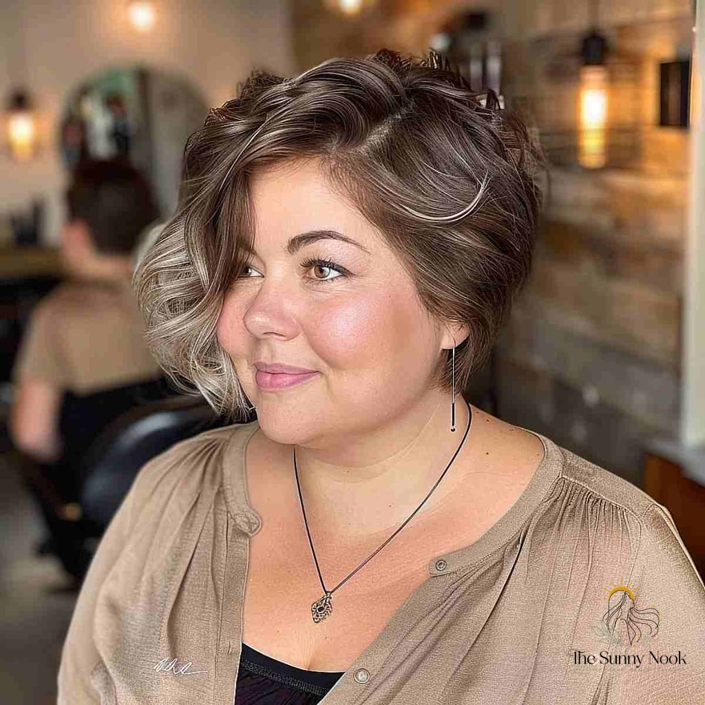 17 Gorgeous Short Hairstyles For Round Faces for Every Hair Type 12 Modern Textured Bob