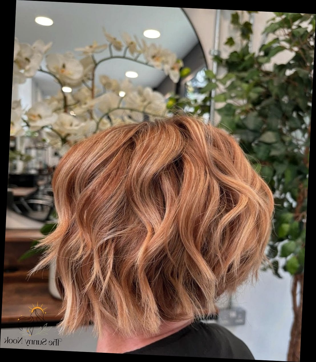 14 Hairstyles For Short Wavy Hair Perfect for Your Next Salon Appointment 8 Nape Bob for Thick Hair