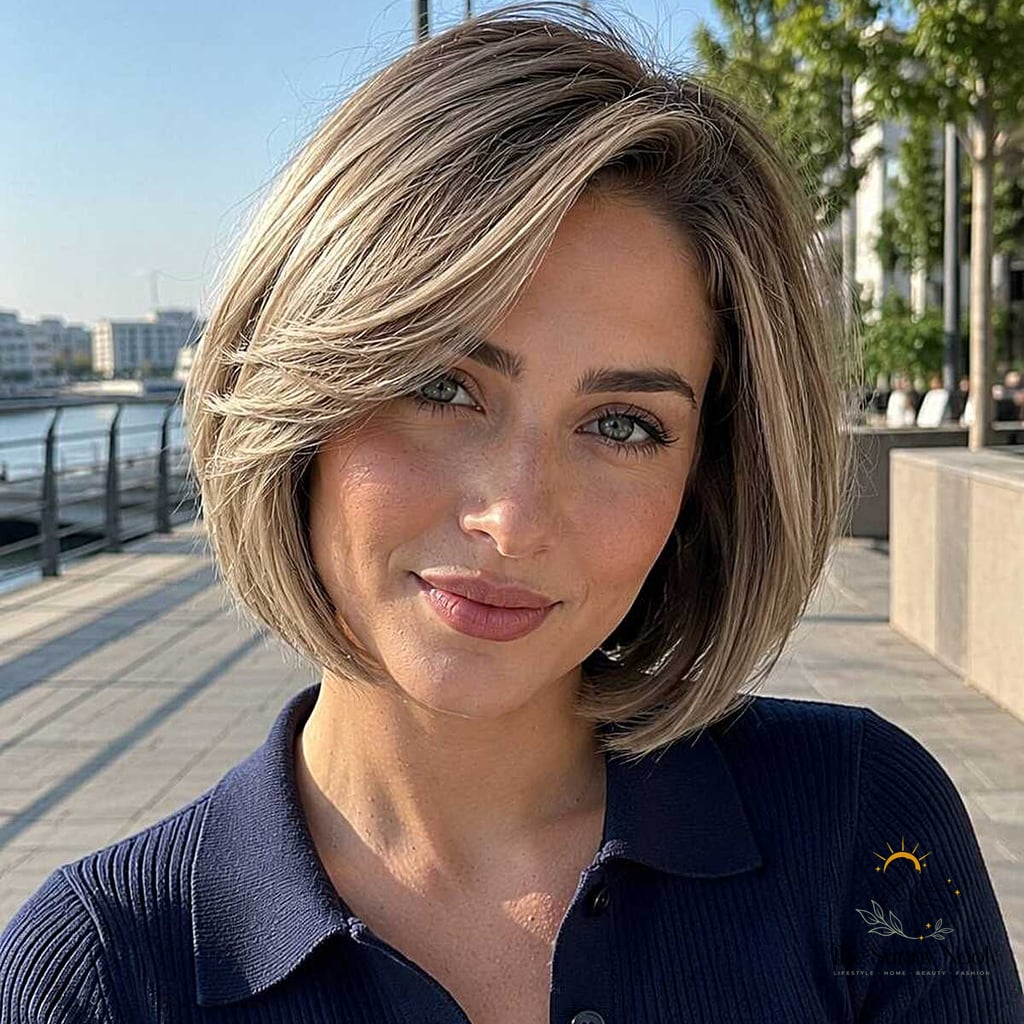 23 Hairstyles For Short Hair Wedding We're Obsessed With Right Now 13 The Polished Ash Blonde Bob with Side Sweep