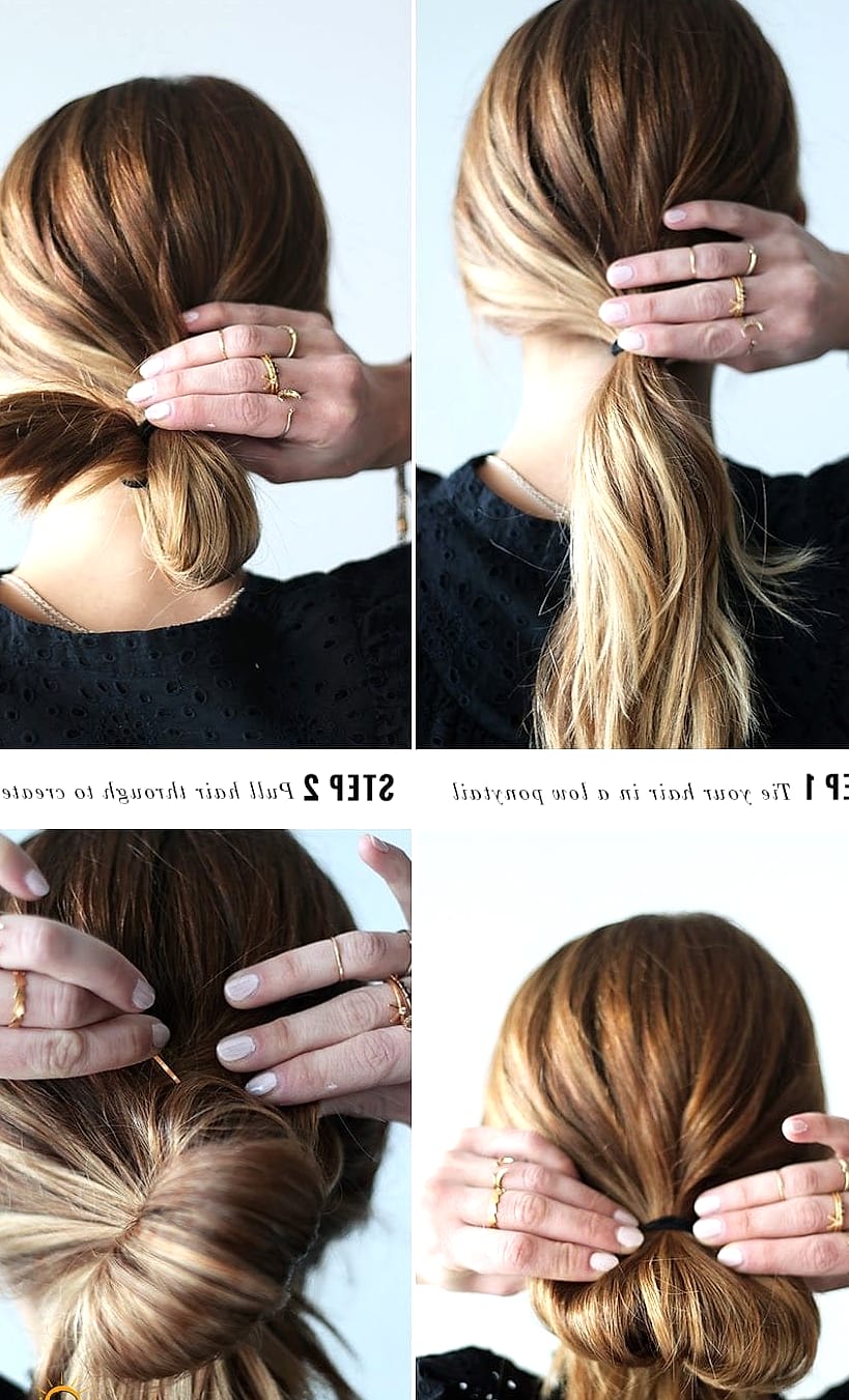 15 Messy Bun Tutorial For Short Hair to Save Before They Blow Up 13 Polished Sleek Bob for a Modern Touch