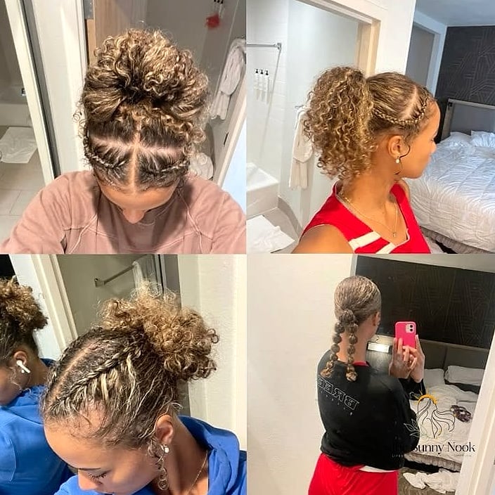 Ponytail with Wrapped Hair Tie