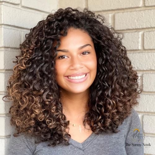 Rezo Cut with Blonde Highlights
