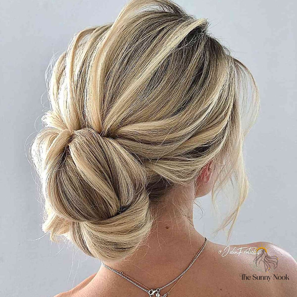 30 Updo Hairstyles For Long Hair Everyone Is Pinning Right Now 26 Romantic & Tousled