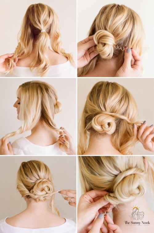 27 Slick Bun Hairstyles We're Obsessed With Right Now 24 Romantic, Layered Bun