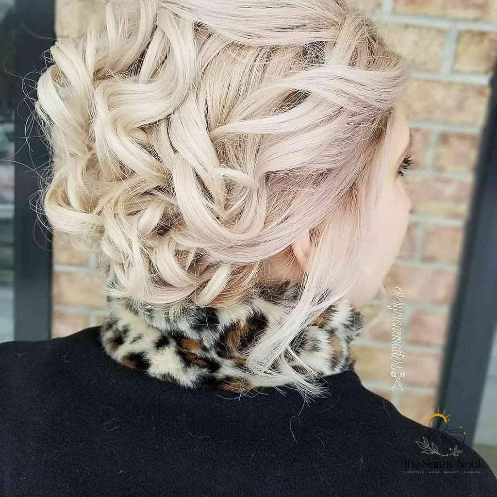 20 Hairstyles For Short Natural Hair That Belong on Your Inspiration Board 8 Romantic Upstyle for a Wedding