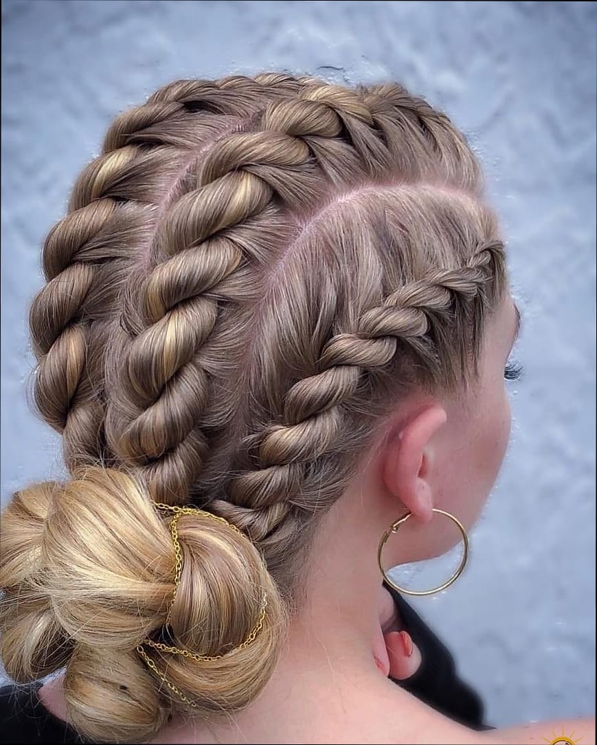 20 Updo Hairstyles For Short Hair to Transform Your Look Instantly 15 The Rope Braid Updo
