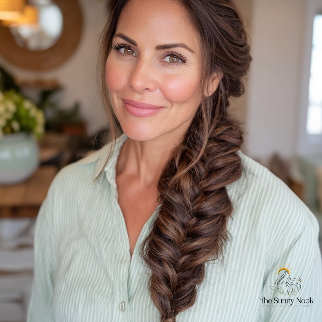 30 Cute Long Hairstyles You'll Want to Re-Create Immediately 11 Rustic Textured Fishtail Braid for Long Hair