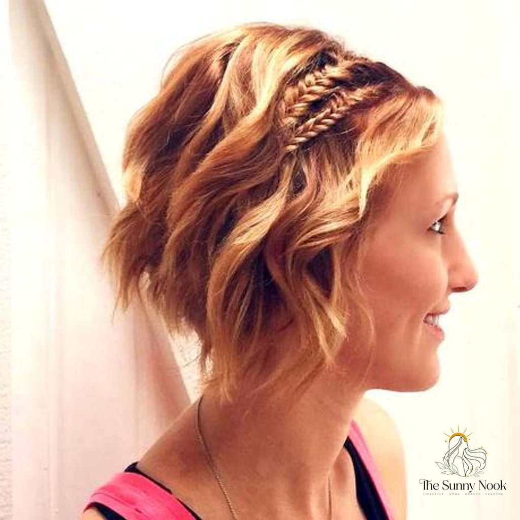 10 Traditional Hairstyles For Short Hair Everyone Is Pinning Right Now 3 Shaggy Bob with Boho Braids