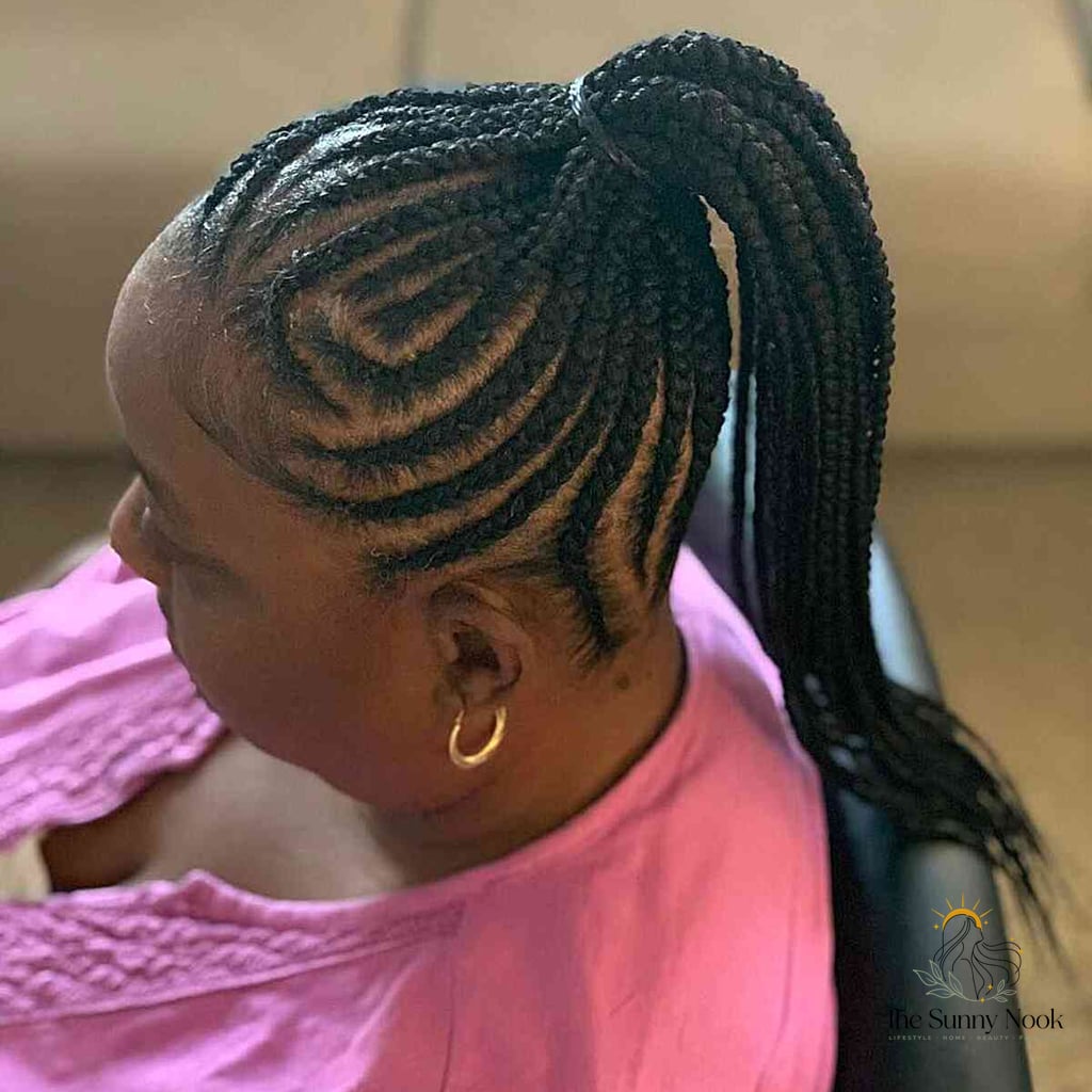 Short Braided Ponytail