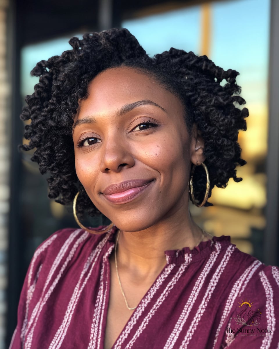 13 Small Braids Hairstyles We're Obsessed With Right Now 2 Short Textured Twists That Are All About the Shape