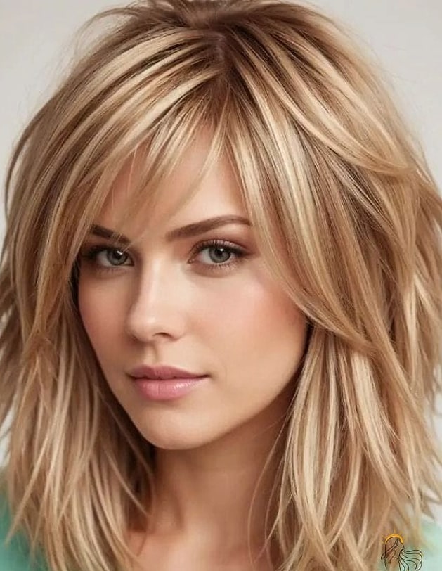 Shoulder-Length Layered Cut
