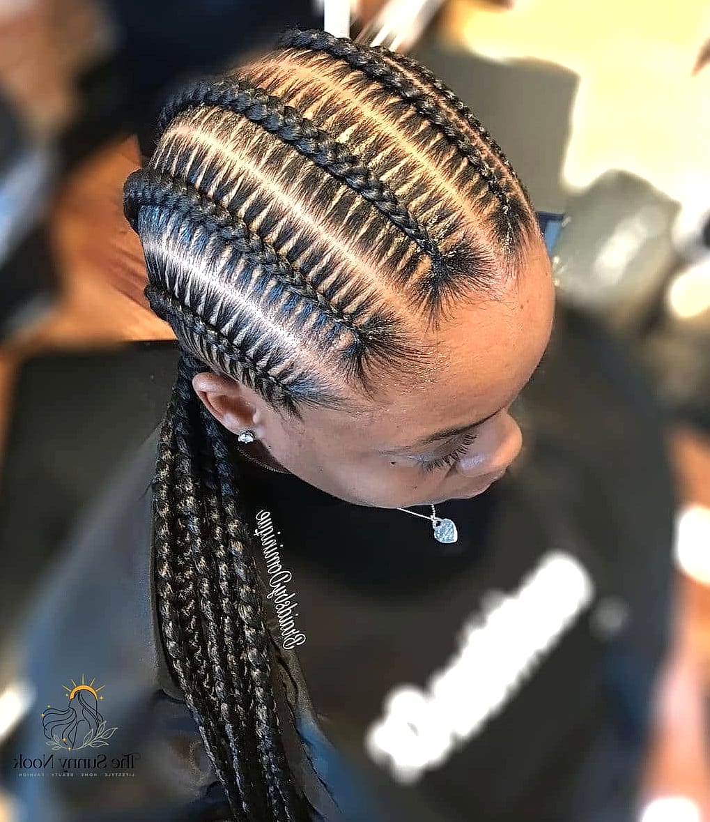 16 Simple Braid Hairstyles That Are Trending on Pinterest This Week 6 Side Cornrows and Curls