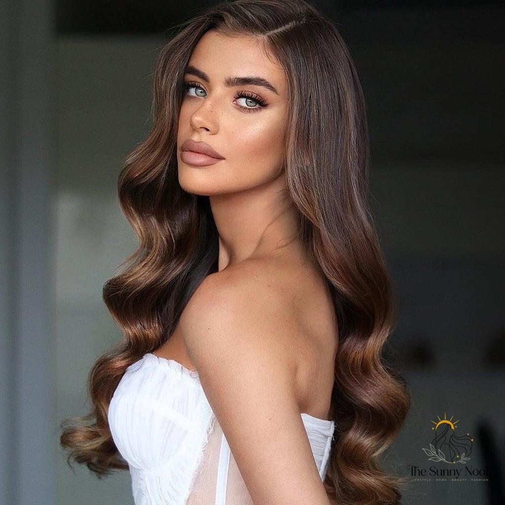 Side Part Hollywood Waves