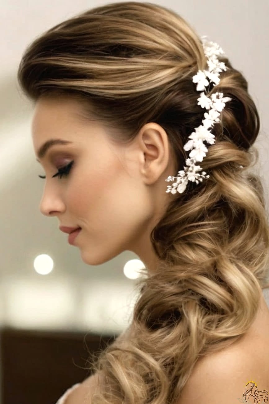 20 Updo Hairstyles For Short Hair to Transform Your Look Instantly 10 The Side-Swept Pinned Style