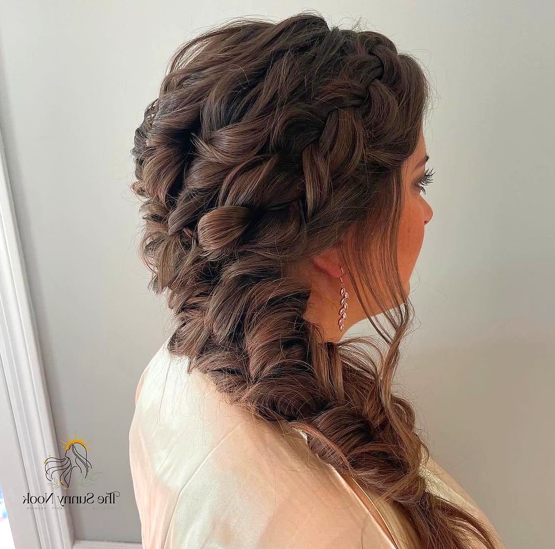 27 Stunning One Braid Hairstyles Worth Bookmarking Today 5 Side-Swept Single Braid