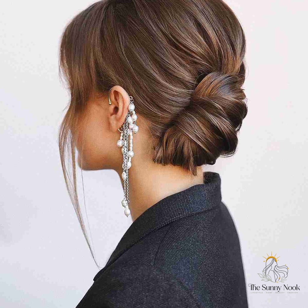 30 Updo Hairstyles For Long Hair Everyone Is Pinning Right Now 23 Simple French Twist Updo