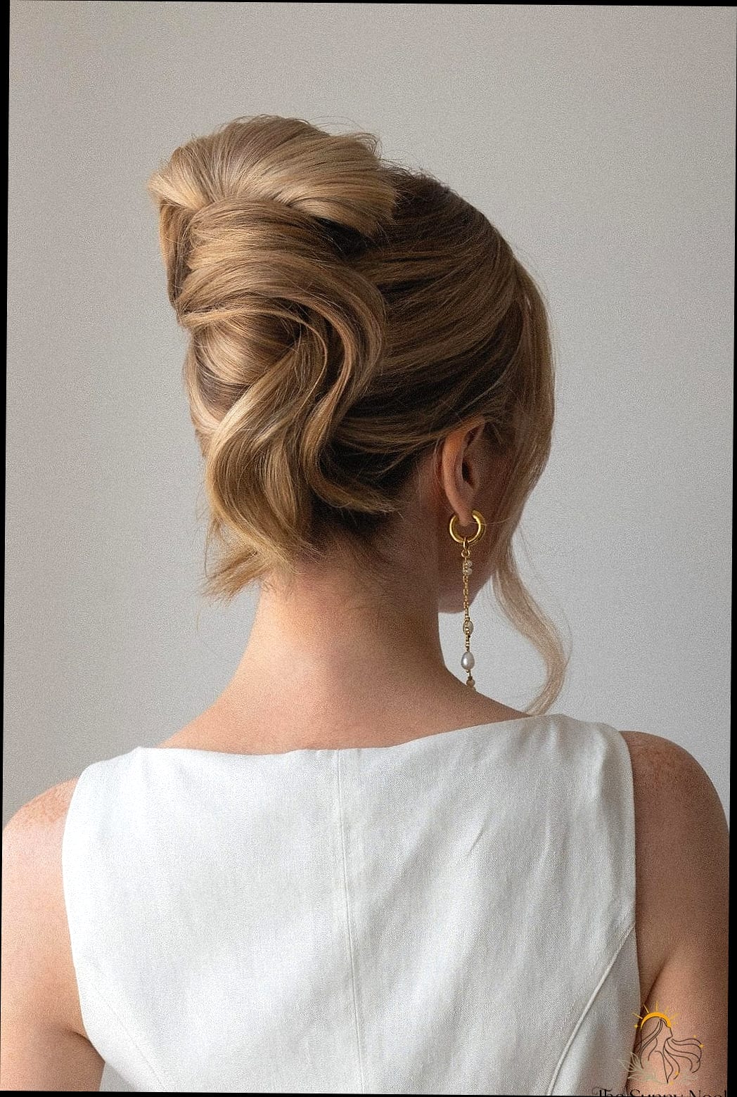 20 Updo Hairstyles For Short Hair to Transform Your Look Instantly 17 The Simple Twisted Ponytail