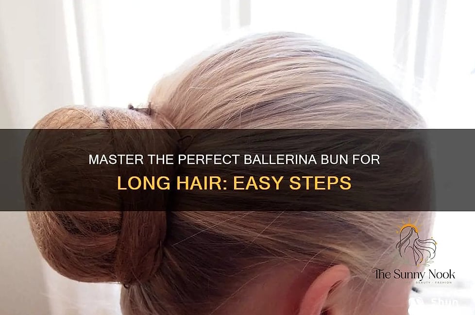 17 Simple Bun Hairstyles That Are Actually Easy to DIY 4 Sleek Ballerina Bun