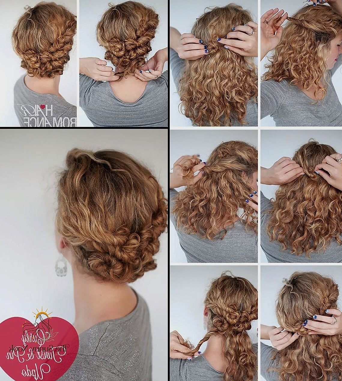 19 Curly Hairstyles Easy That Are Actually Easy to DIY 15 Sleek Blonde Low-Styled Bun