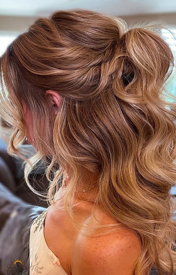 Sleek Half Pony with Baby Hair