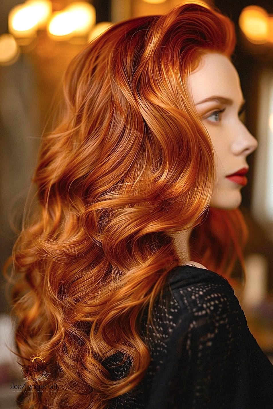 21 Gorgeous Hairstyles For Wavy Curly Hair for Every Hair Type 13 Sleek Long Curly Ponytail Style