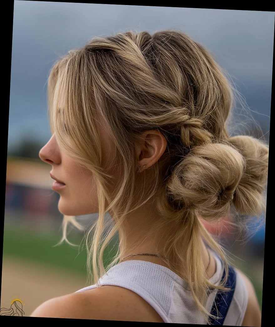 Sleek Low Bun with a Headband