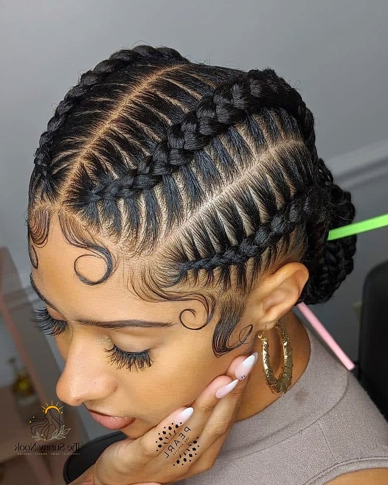 22 Cute Cornrow Hairstyles You'll Want to Re-Create Immediately 10 Sleek 2 Strand Braids