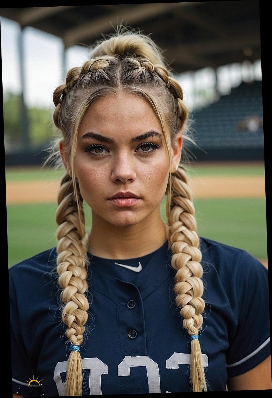 Slick Bun with Baby Hair Swirls