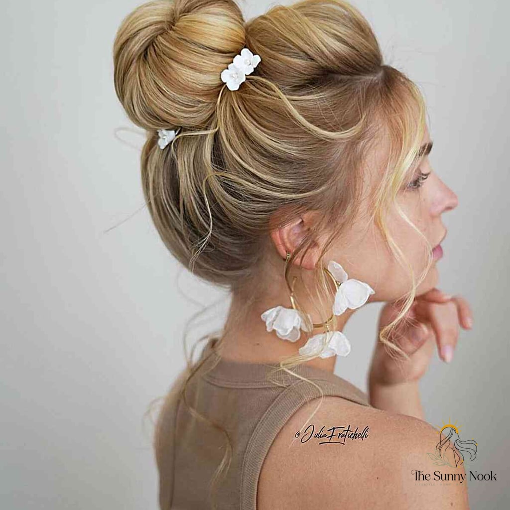 30 Updo Hairstyles For Long Hair Everyone Is Pinning Right Now 31 Sock Bun