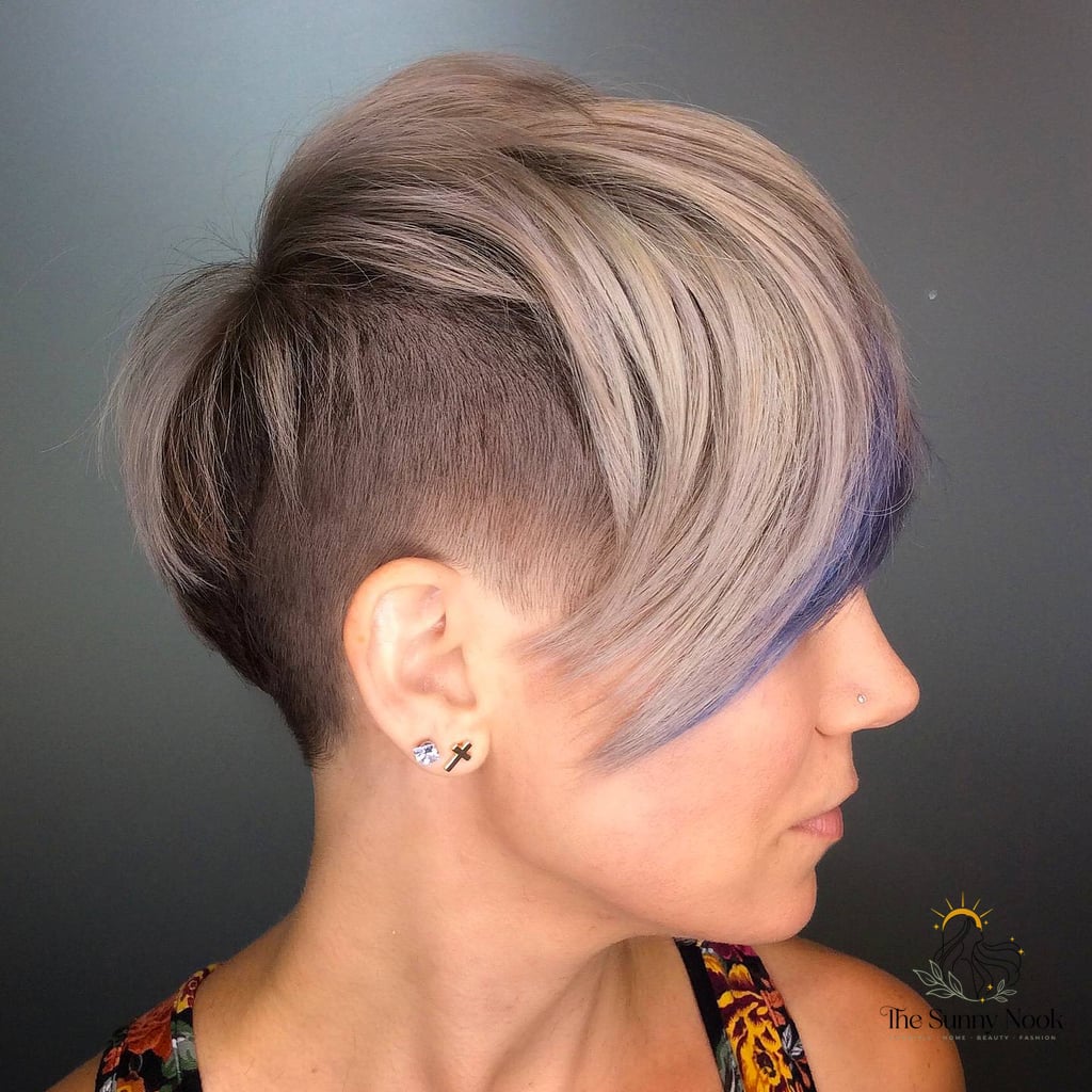 7 Hairstyles For Short Straight Hair You'll Want to Re-Create Immediately 7 Soft Lavender Asymmetrical Undercut That Actually Has Range
