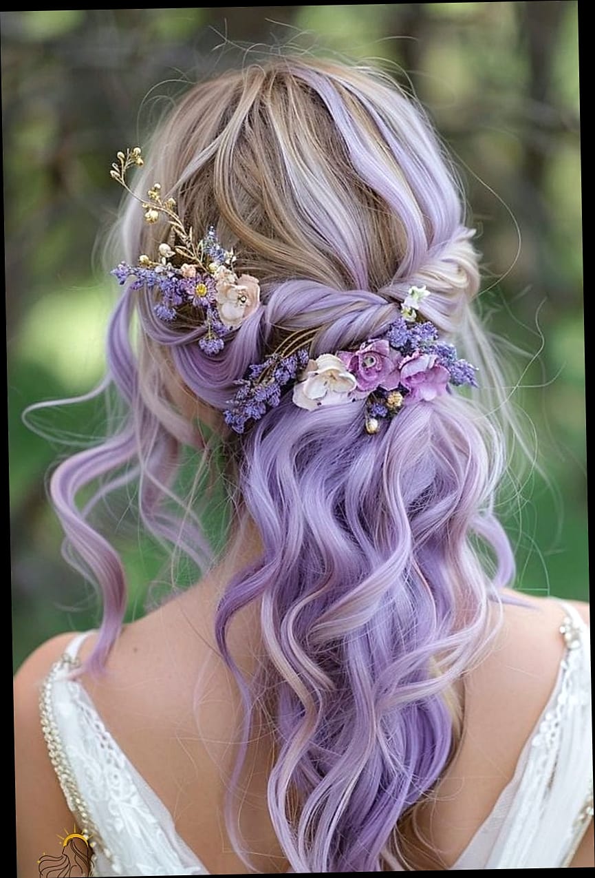 Soft Lavender Asymmetrical Undercut That Actually Has Range
