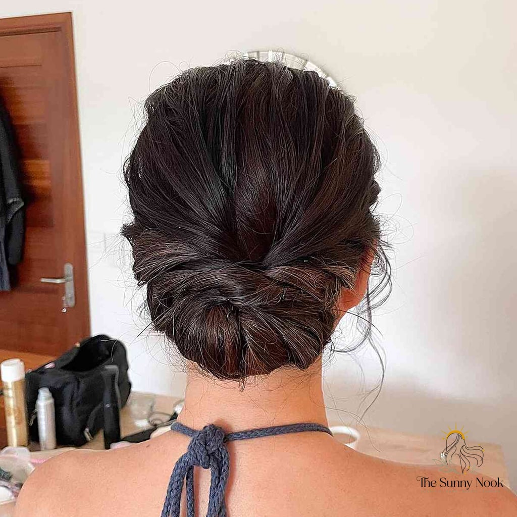 Soft Twisted Updo for Mother of the Bride
