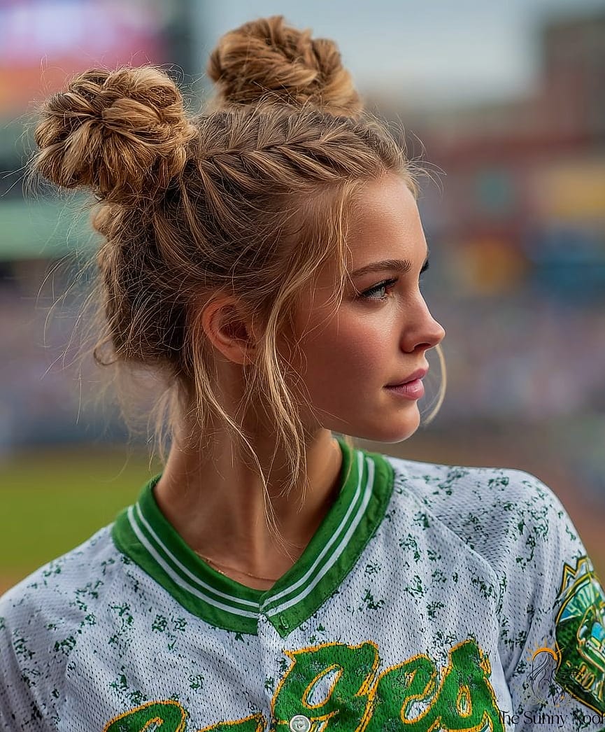 Space Buns for Short Hair