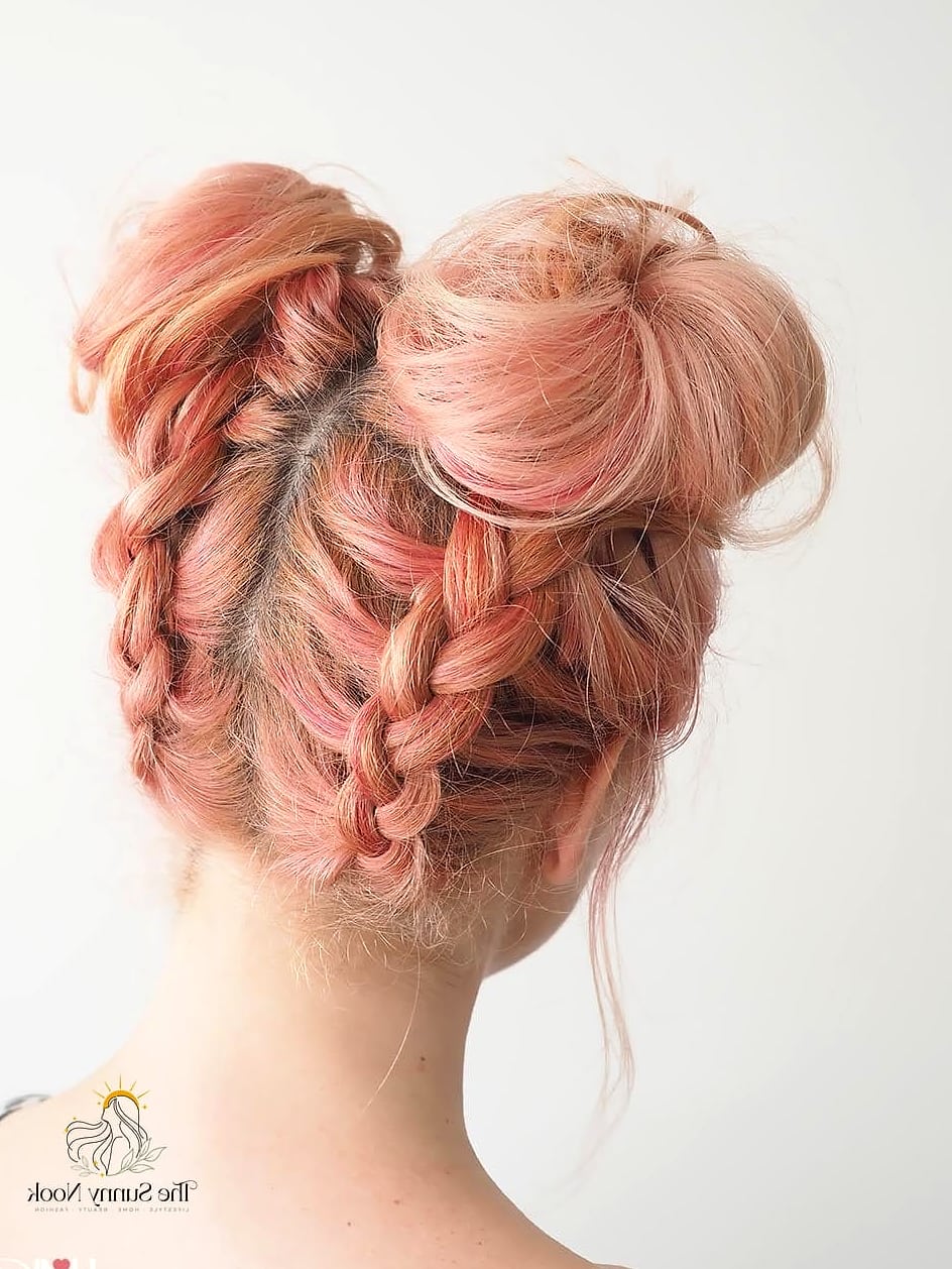 17 Simple Bun Hairstyles That Are Actually Easy to DIY 6 Space Buns