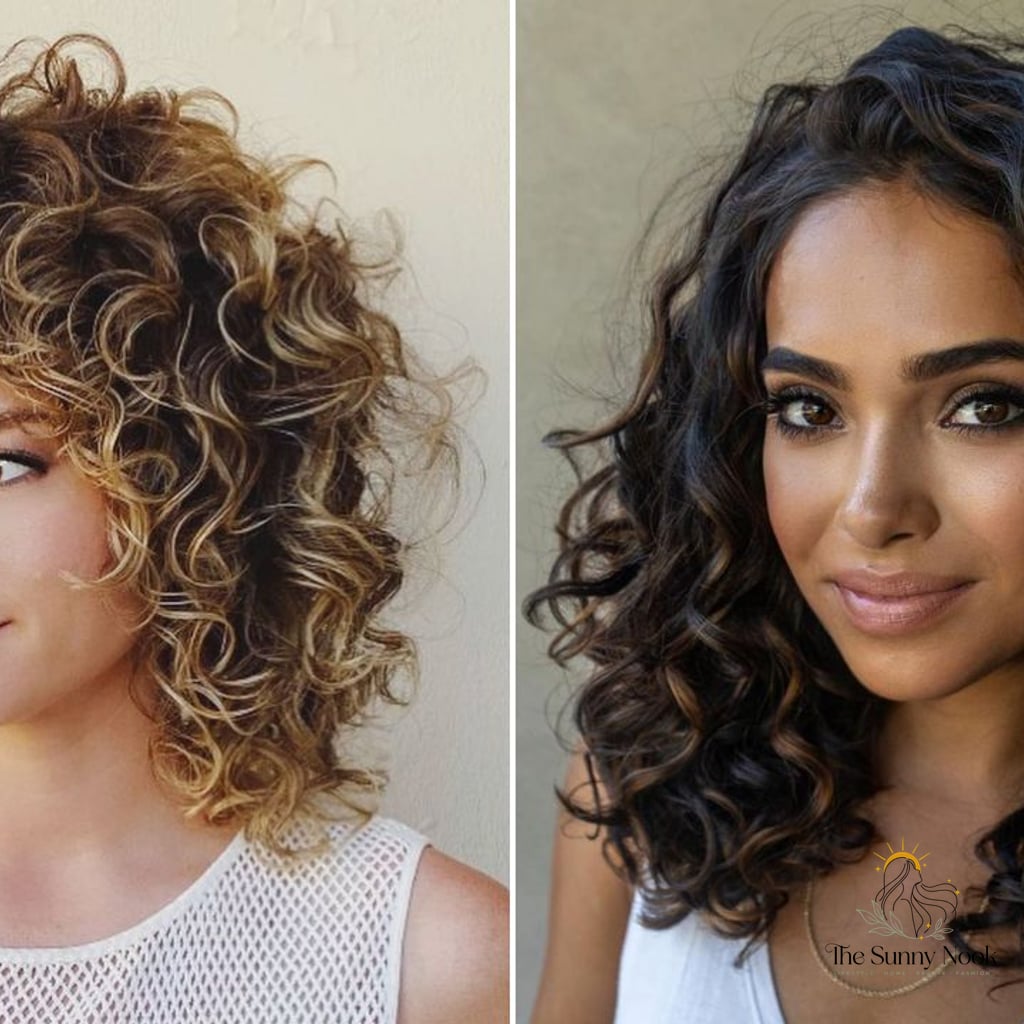 10 90S Curly Hairstyles to Save Before They Blow Up 8 Sparkling Layered Curly Bob