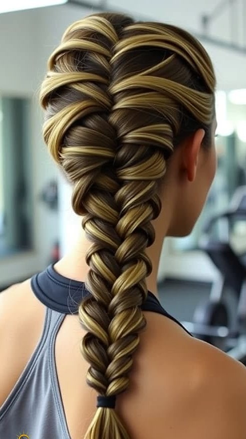 Sporty Fishtail Ponytail
