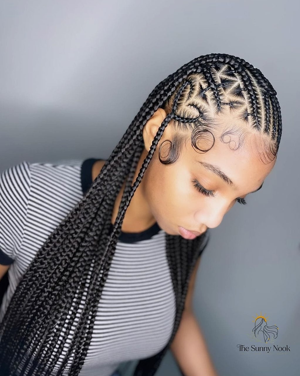 22 Cute Cornrow Hairstyles You'll Want to Re-Create Immediately 13 Straight Back Ghana Braids