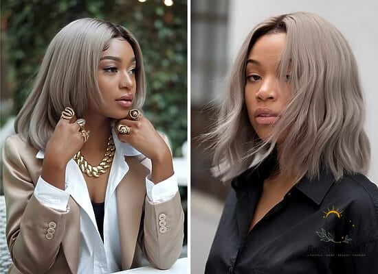 Stunning Ash Blonde Hair for Black Women