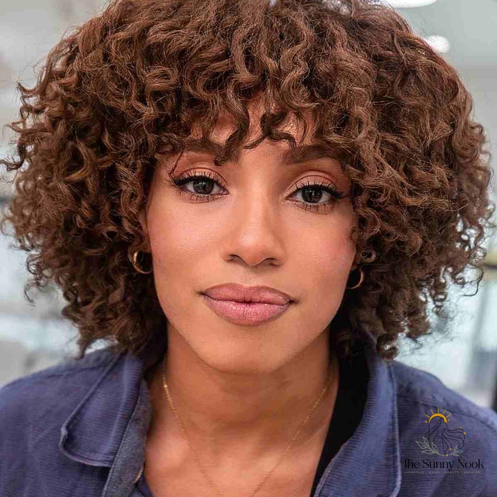 Stunning Brunette Natural Curls