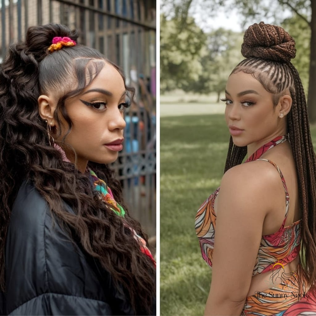 30 Updo Hairstyles For Long Hair Everyone Is Pinning Right Now 6 Stunning Half Up Half Down Hairstyles for Black Women